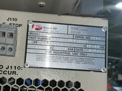 Used FUSION UV SYSTEMS, INC. _UNKNOWN_ UV Curing Systems Ohio US | HGR 24 #1547066