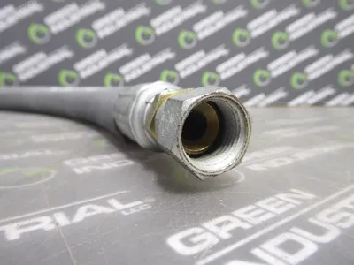 Unbranded 37" Hydraulic Process Hose with Spring Guard Used
