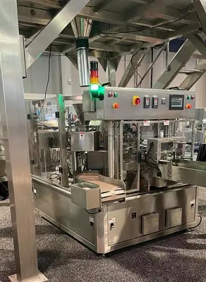 New Genesis Rotary Pre-Made Pouch Machine with 14-Head Scale