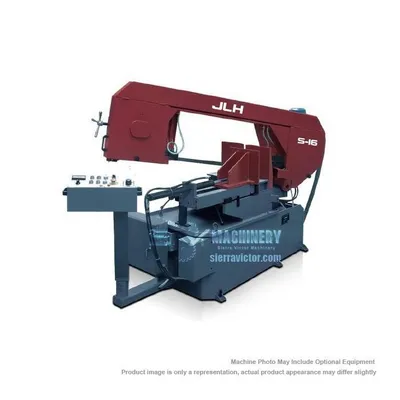 JLH S-16DM Horizontal Bandsaws Semi Auto | Sierra Victor Industries (1)