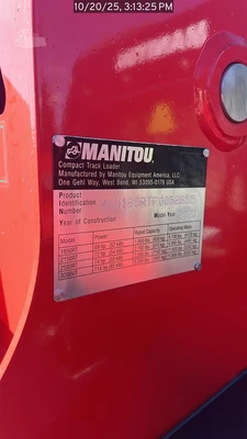 Used 2023 MANITOU 1850RT Compact Track Loaders North Carolina US | National Equipment Dealers #1566167