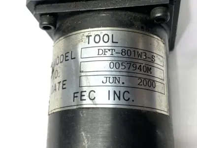 USED FEC PERMANENT MAGNET MOTOR 200W 2.4A W/ DFT-801W3-S TOOL