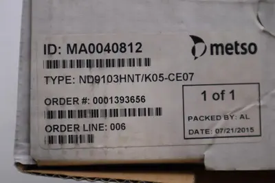 Valmet ND9103HNT/K05-CE07 Intelligent Valve Controller - STOCK GF415