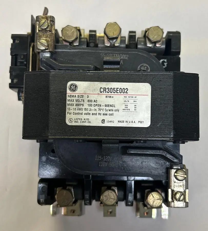 Used GE CR305E002 PLC Contactors Ohio US | Surplus Asset Holdings #1237546