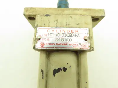 Kyoho Mach Works Hydraulic Cylinder 30mm Bore 320mm Stroke Rectangular Flange