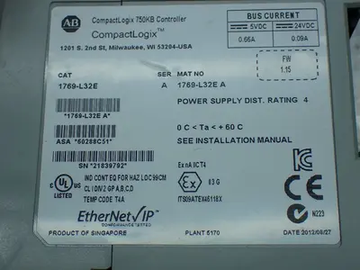 USED ALLENBRADLEY 1769L32E