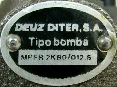 NEW DEUZ DITER MPFR 2K80/012.6 VALVE MPFR 2K800126