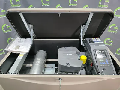 NEW 2021 20 KW Enclosed Kohler 20RCA Natural Gas Propane Generator 240V 3Phase