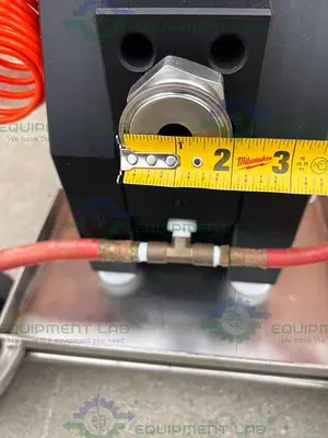 USED WILDEN DIAPHRAGM PUMP 100 PSIG W/ CART
