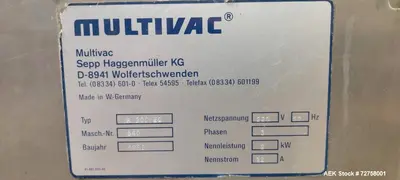 Used MULTIVAC A300/52 Vacuum Chambers Illinois US | Aaron Equipment #86640