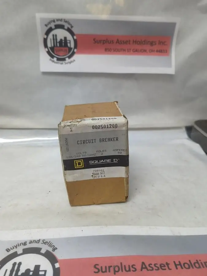 New | in-Stock SQUARE D QO2501200 Miscellaneous Equipment (Electrical & Power) Ohio US | Surplus Asset Holdings #1236022