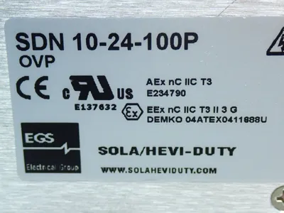 Used SOLA SDN1024100P Single Output Power Supplies Ohio US | HGR 24 #872866