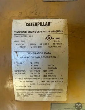 2005 CATERPILLAR 3412 Generators | MD Equipment Services LLC (13)