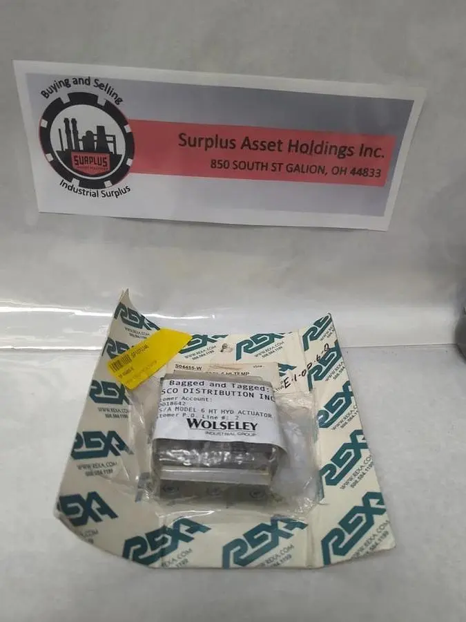 REXA,SP-S04455-W,6HT HYD ACTUATOR NEW SEALED