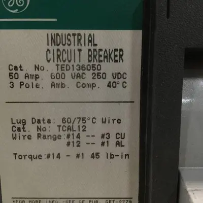 USED GE TED136050