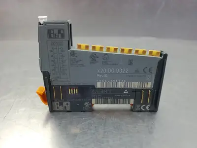 Used B&R Industrial Automation X20D09322 Rev I0 Digital Output Module w/X20BM11 Base PLC Input & Output | Palmetto Automation #1150775