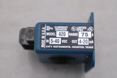 NEW OPEN BOX KATY INSTRUMENTS 420 5-40VDC 75A STOCK GF330A