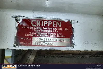 Used 1981 CRIPPEN KB3-5488 Rectangular Screeners Idaho US | Proxy Equipment #1385188