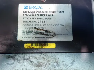 Used BRADY BMXCPLUS Label Printers Ohio US | HGR 24 #915943