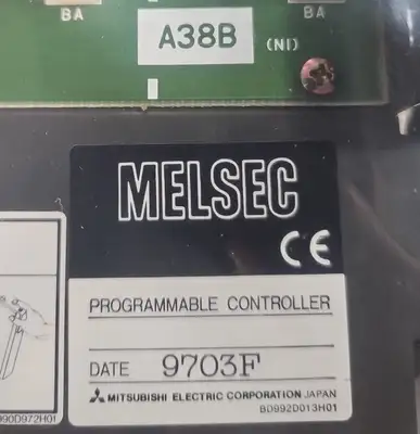 MITSUBISHI A38-B PLC RACK. Loc3F