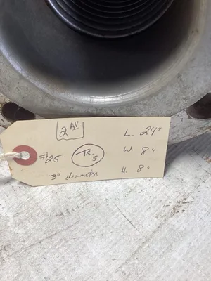 3″ X 24″ Braided Stainless Steel Flex Pipe Expansion Joint -NOS