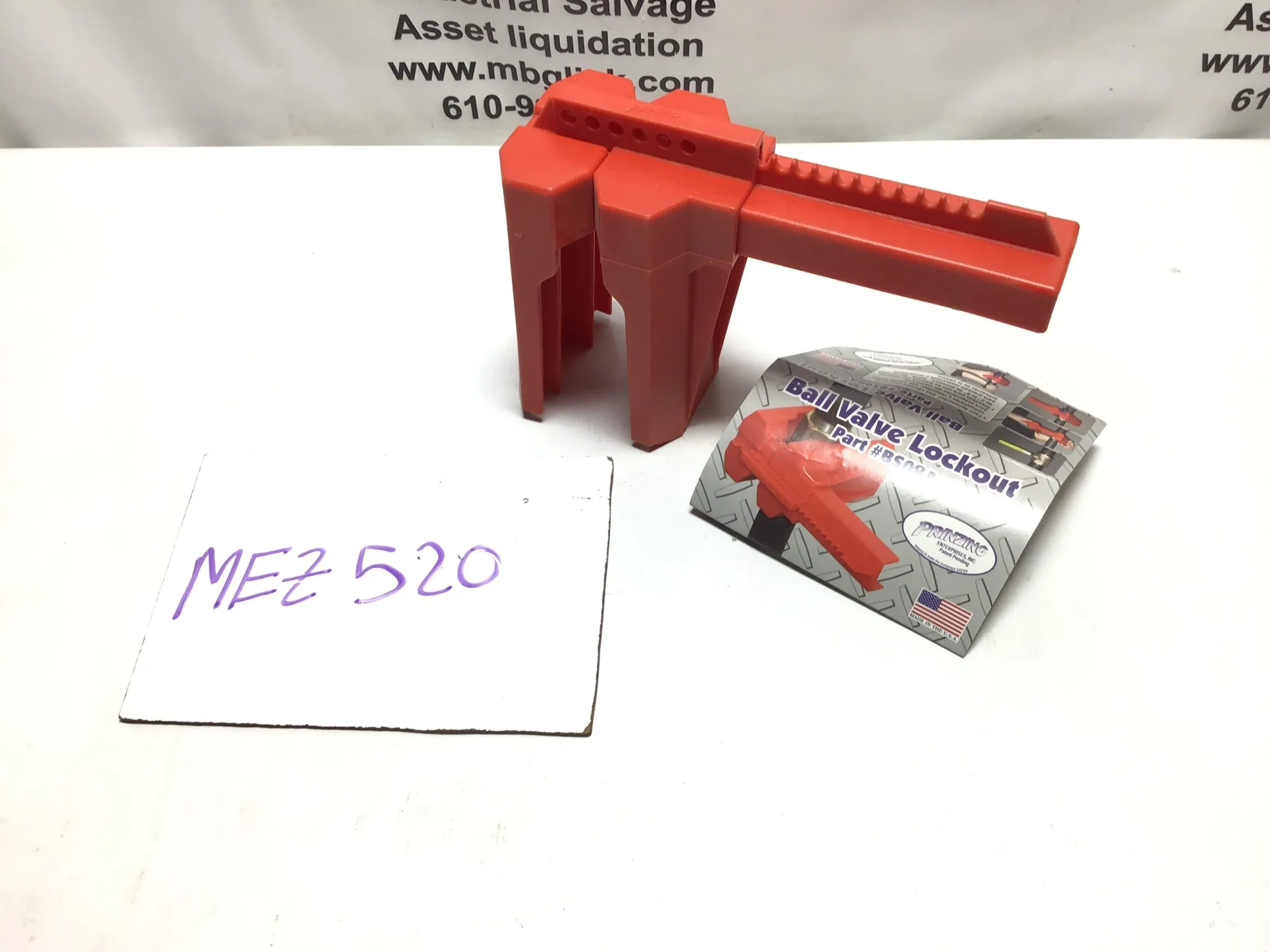 Brady Prizing BS08A 2-8″ Ball Valve Lockout