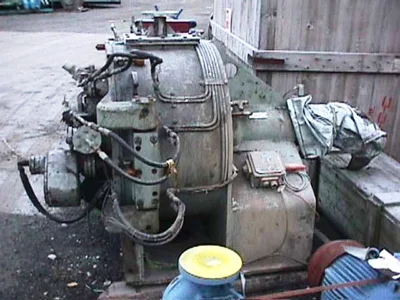 Krauss-Maffei HZ 63 peeler centrifuge, rubber-lined.