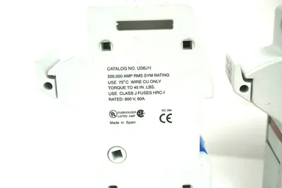 2 NEW GOULD US6J1I ULTRASAFE FUSE HOLDERS 60A 600V