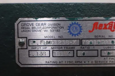 FLEXALINE 799127194 GEAR REDUCER STOCK #M-53