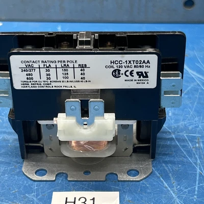 Heartland Controls HCC-1XT02AA, Contactor, NNB Fast 🇺🇸 Shipping! + Warranty