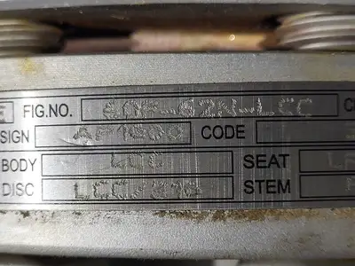 USED WILLIAMS VALVE CORPORATION 60F-62N-LCC