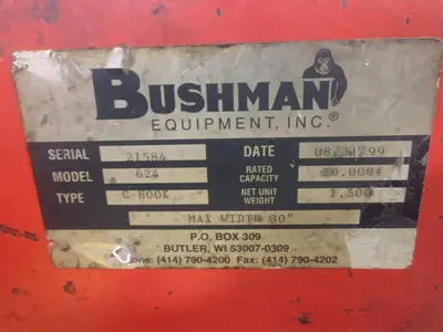 USED BUSHMAN 624