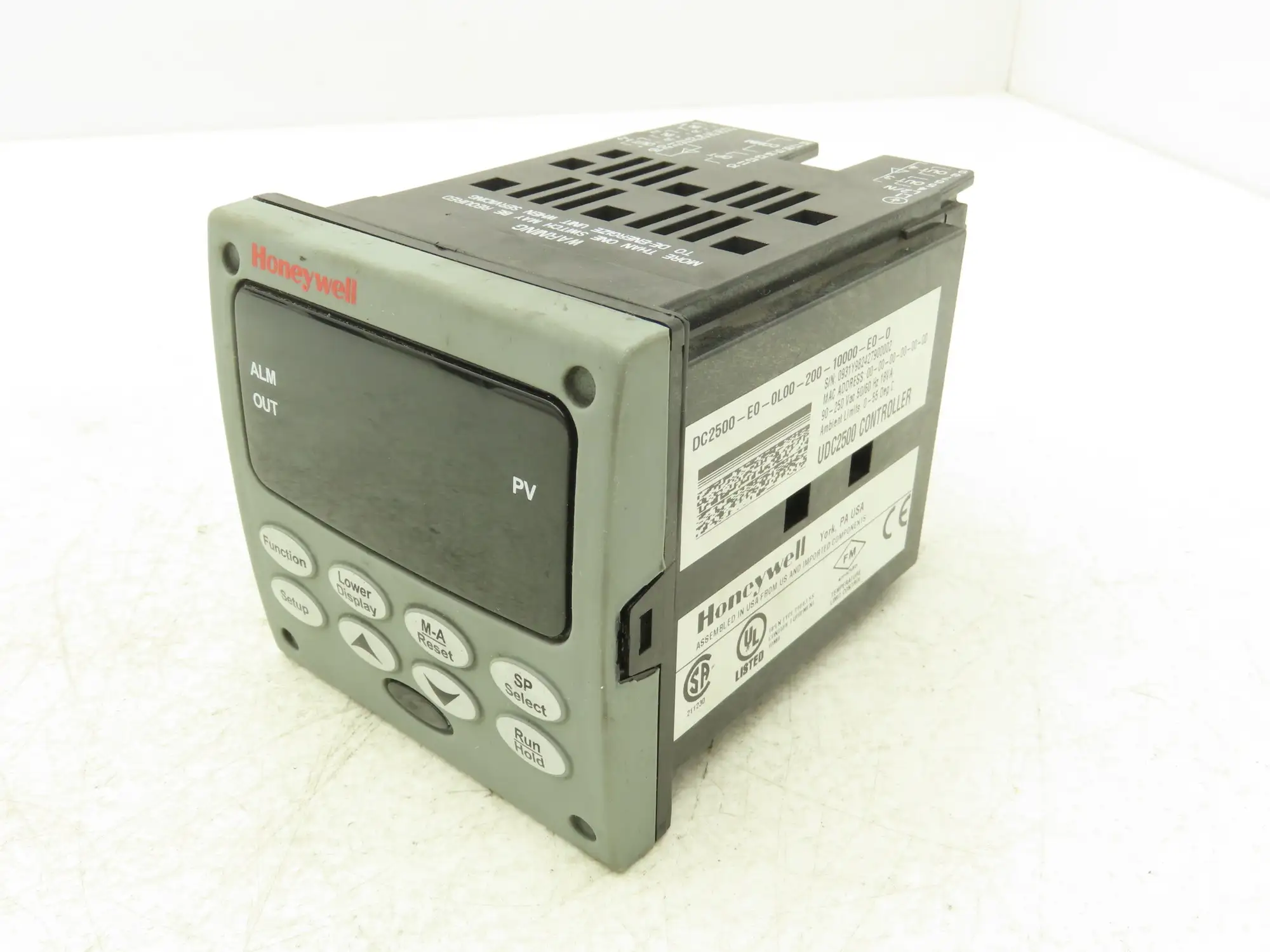 Honeywell UDC2500 Digital Temperature Controller DC2500-E0-0L00-200-10000-E0-0