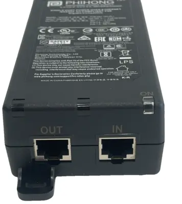 NEW PHIHONG POE29U-1AT(PL) POWER SUPPLY W/185-1080R POWER CABLE POE29U1ATPL