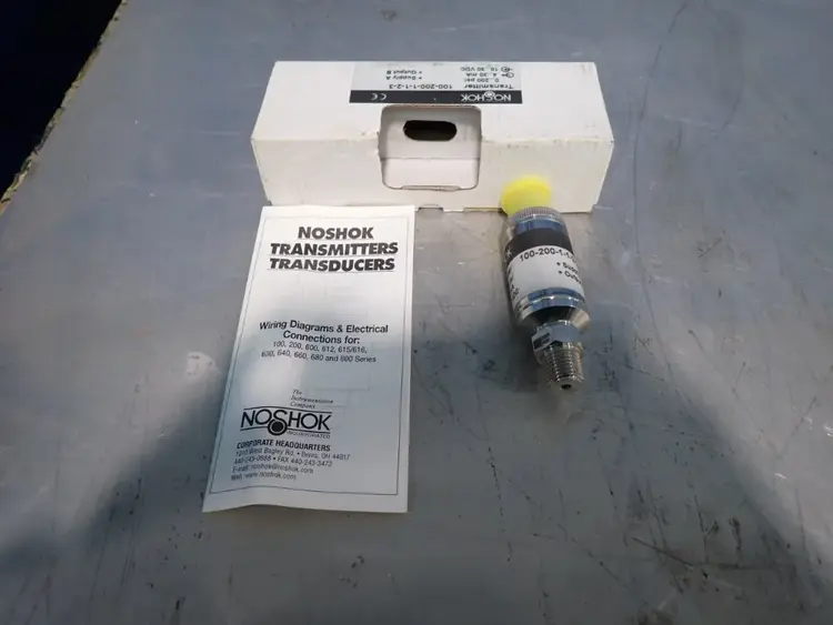 Used NOSHOK 1002001123 Pressure Transmitters Ohio US | HGR 24 #755535