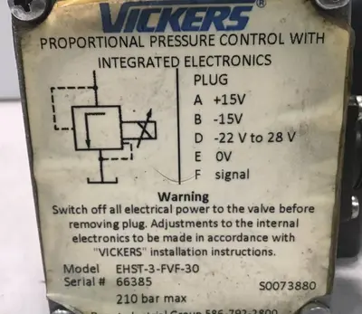 USED VICKERS EHST-3-FVF-30