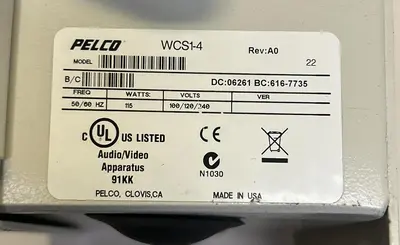 Used PELCO WCS1-4 Power Supplies Ohio US | Surplus Asset Holdings #1247040