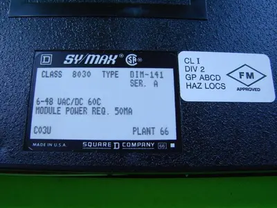 USED SQUARE D 8030-DIM-141