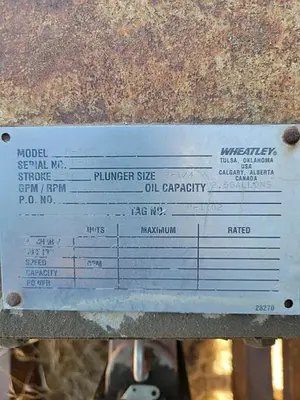 USED WHEATLEY P-323