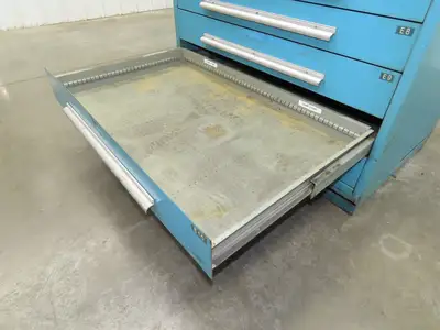 Nu-Era Modular Tool Storage Cabinet 11 Drawer 45x28x61" Stanley Vidmar Blue