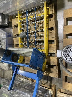 Accuglide/Buschman 1303 Roller Conveyer set, 130' (3 of 5'6" cur