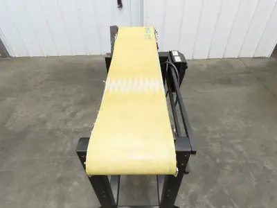 QC Industries 200x900mm Belt Conveyor on Casters 120V Variable Speed 7-80FPM