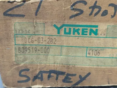 Yuken DCG-03-2B2-4106 Mechanically Operated Directional Valve New NIB