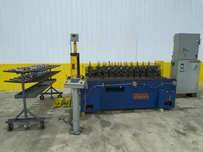 11 STAND X 1.5" ARDCOR MODEL #M10E-R U-JOINT DRIVE ROLLFORMER 12" ROLL SPACE: STOCK #20798