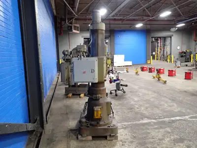 P. Girard 11" X 4' Radial Drill Press