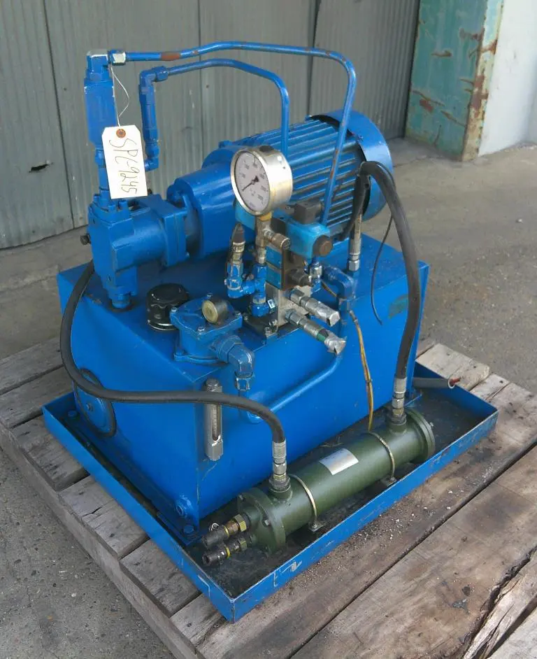 SPC9245  Pump 5 hp AirHydroPower hydraulic power unit, 25 gal reservoir tank