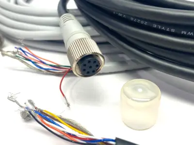 USED KEYENCE SAFETY LIGHT CURTAIN MAIN CABLE SET