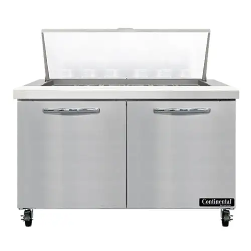 Continental SW48N18M 48" Sandwich/salad Prep Table W/ Refrigerated Base, 115v
