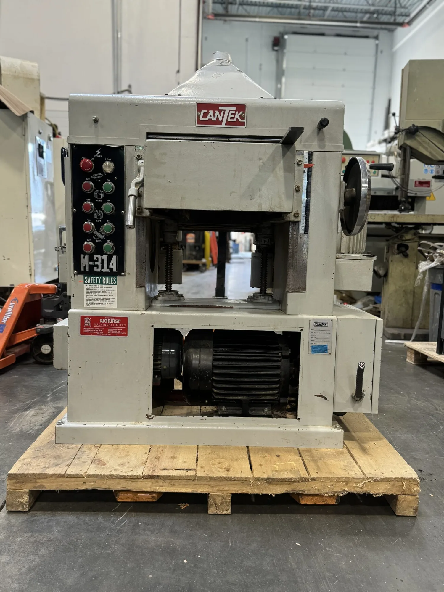 Cantek M-314 Three Sided Planer