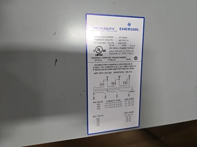 Emerson Hevi-Duty General Purpose Transformer